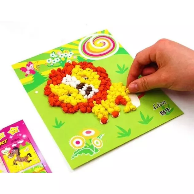DIY فلاک آرٹ کھلونا۔